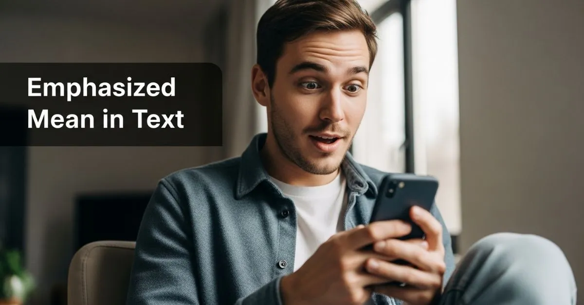 Emphasized Mean in Text