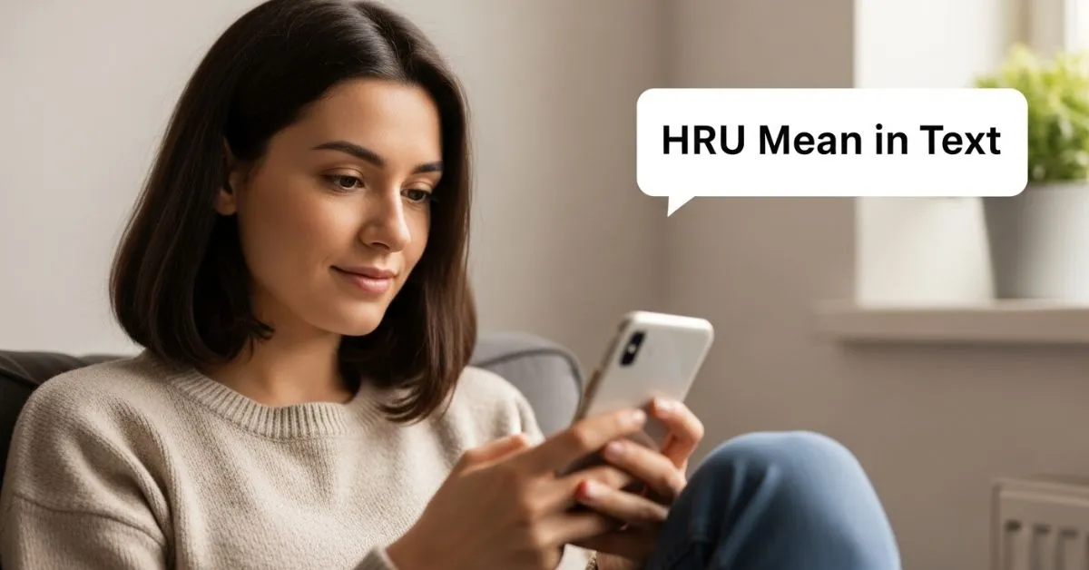 HRU Mean in Text