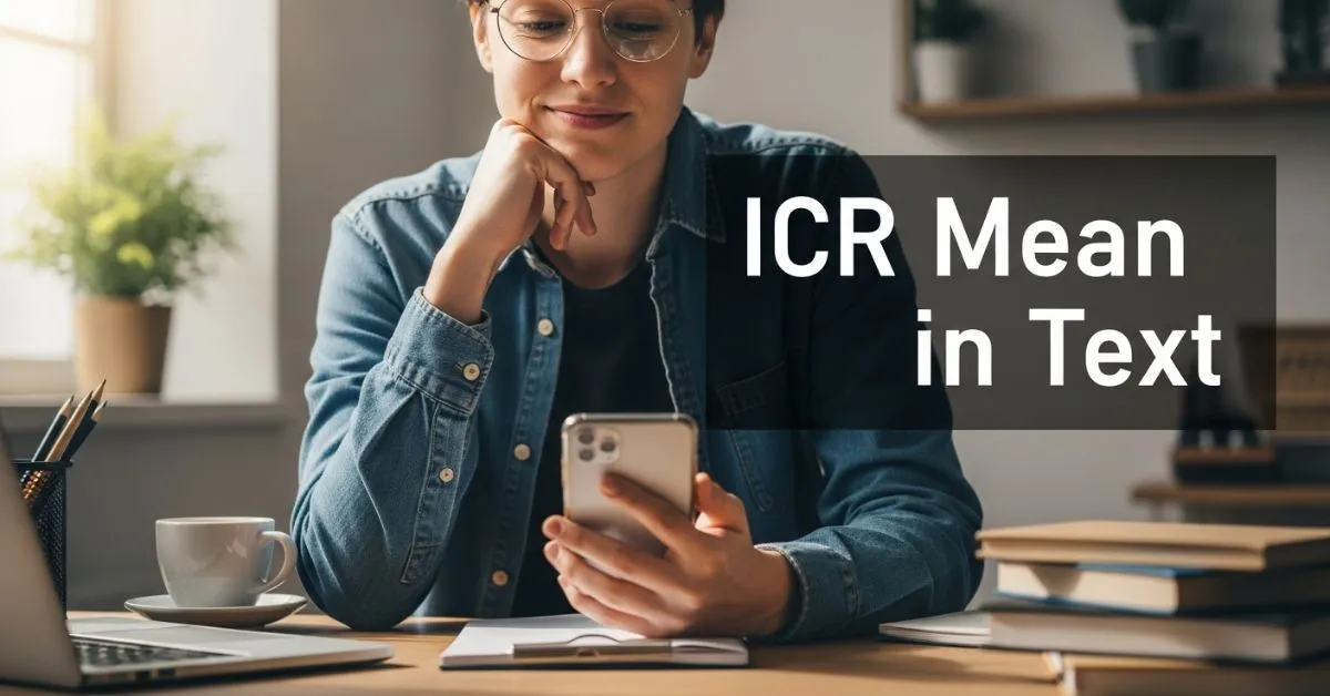 ICR Mean in Text