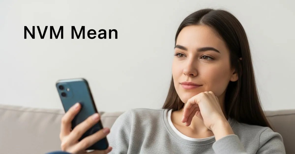 NVM Mean in Text