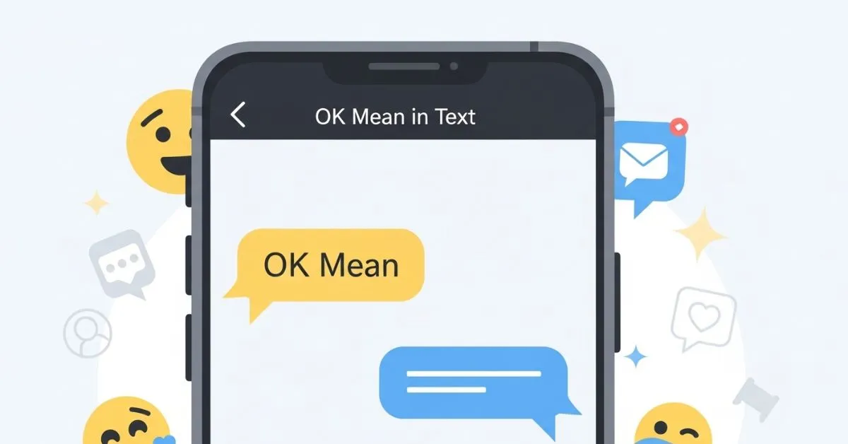 OK Mean in Text