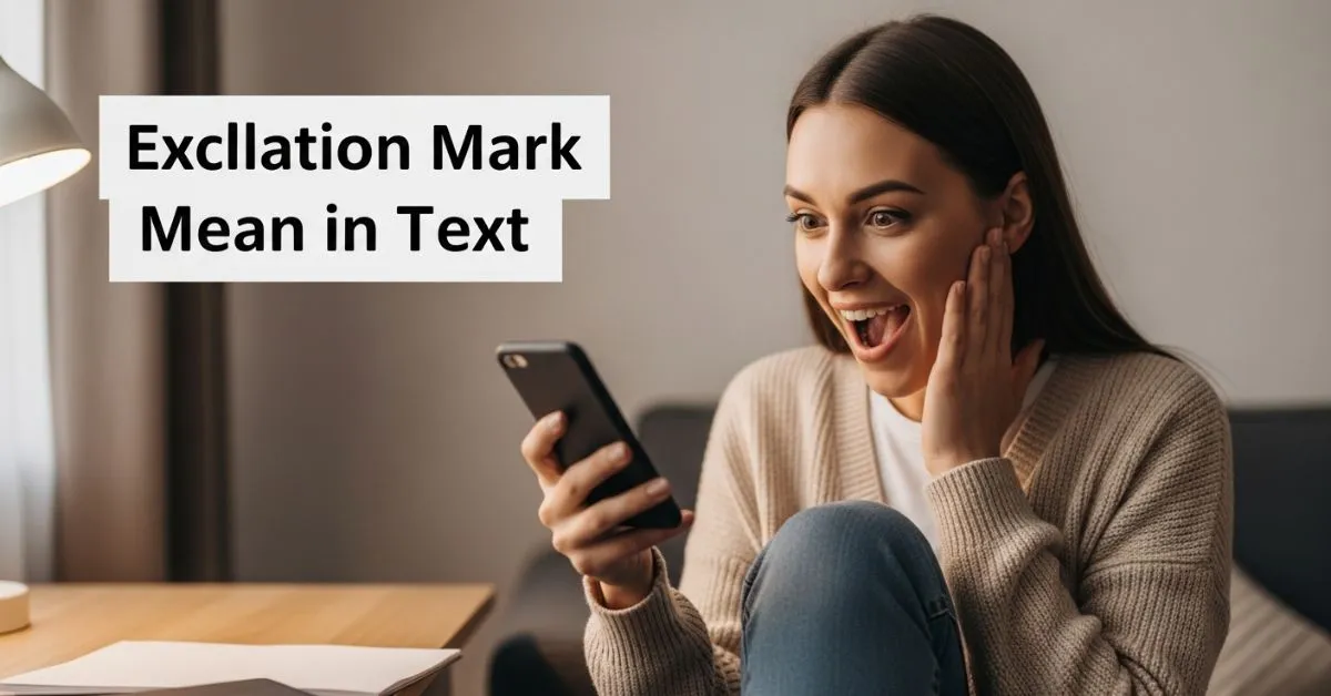 Exclamation Mark Mean in Text