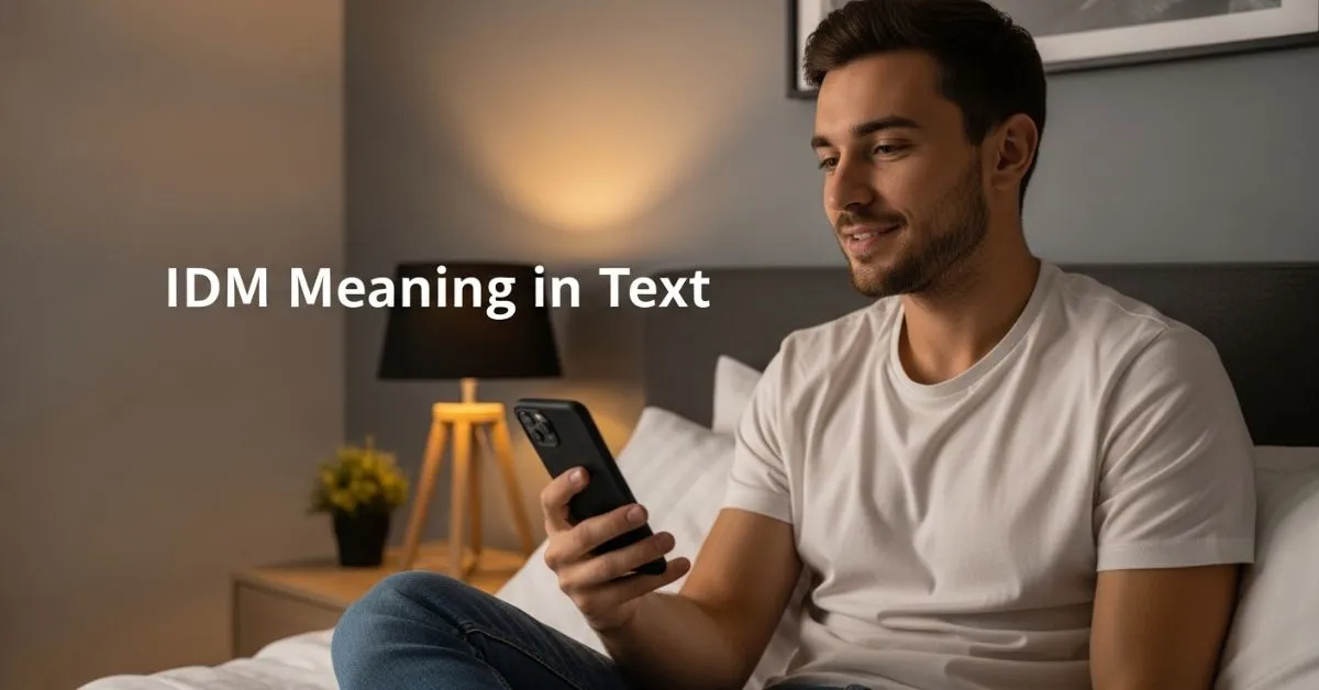 IDM Meaning in Text