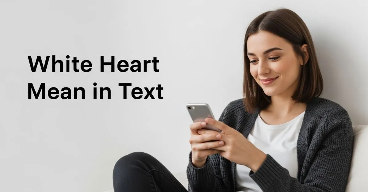 White Heart Mean in Text