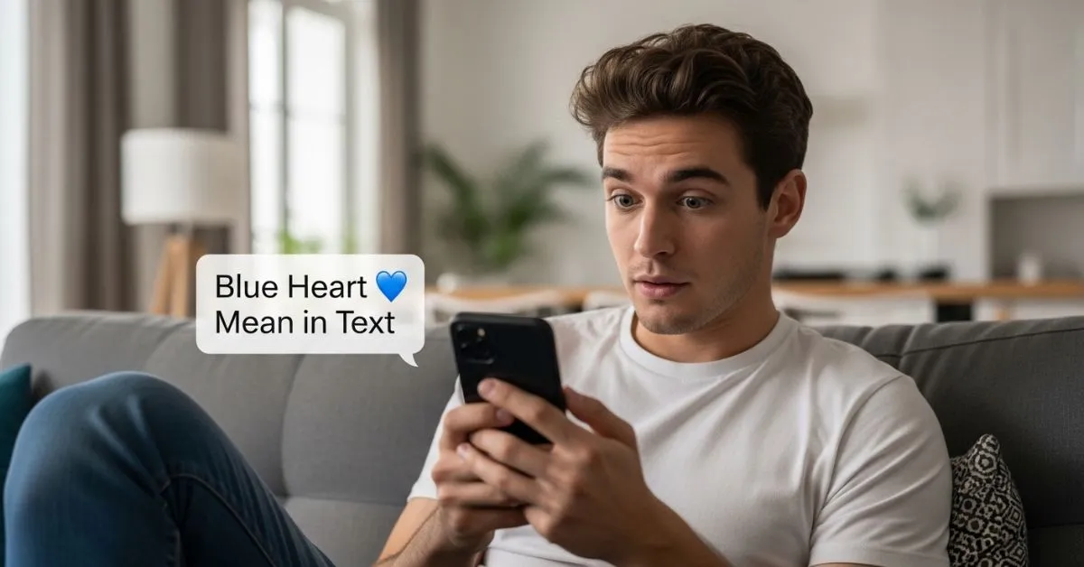 Blue Heart Mean in Text