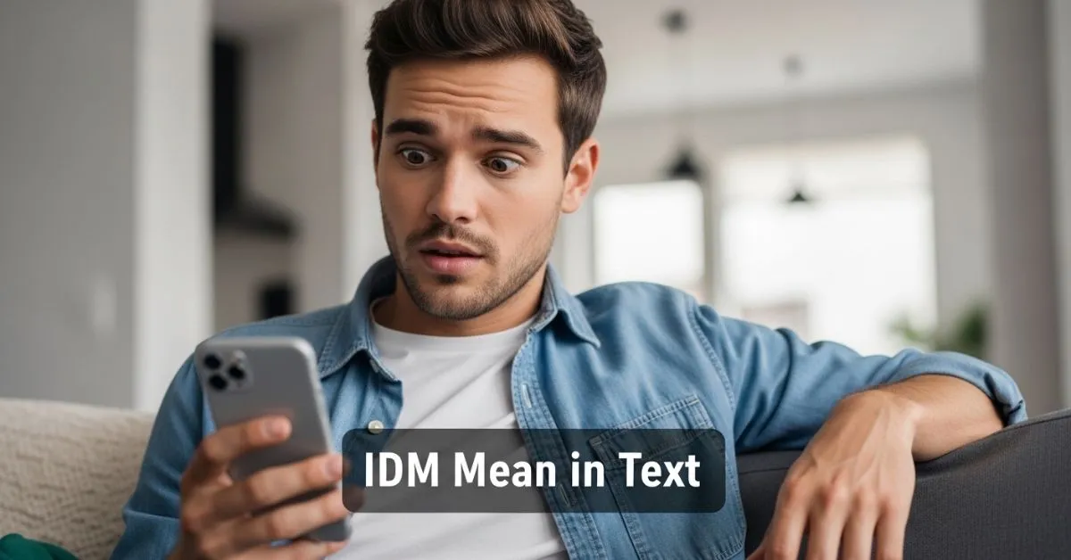 IDM Mean in Text