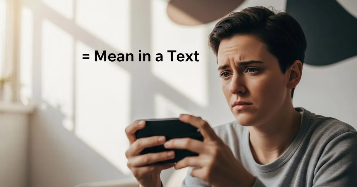 =�� Mean in a Text