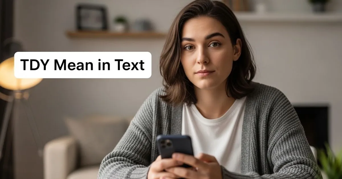 TDY Mean in Text