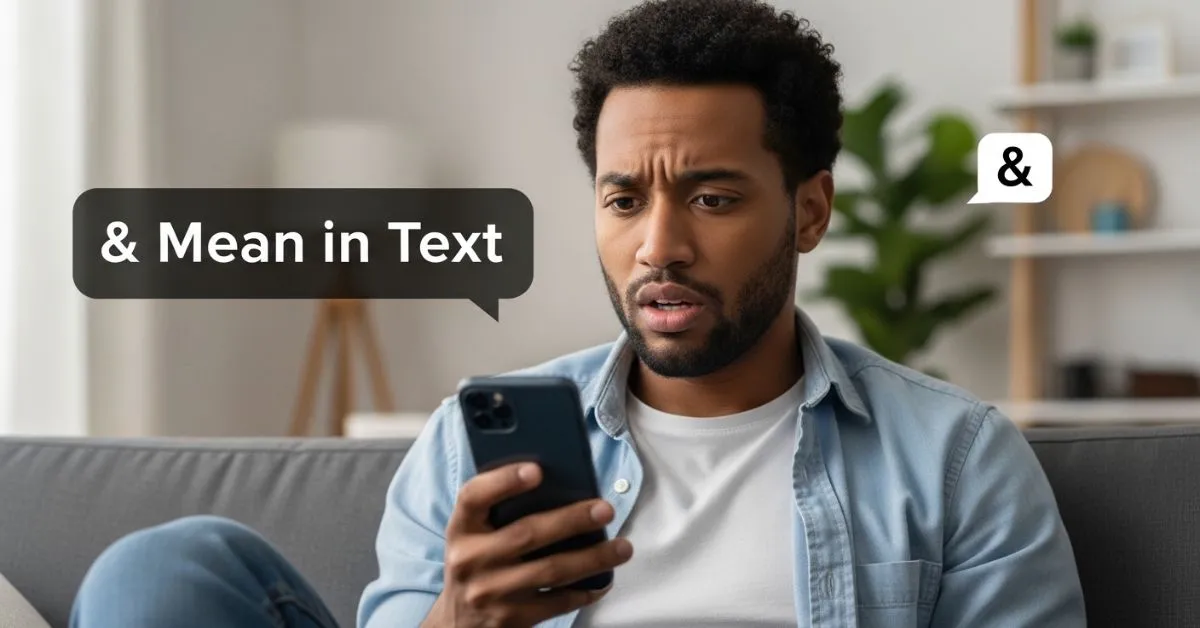 & Mean in Text
