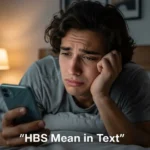 HBS Mean in Text