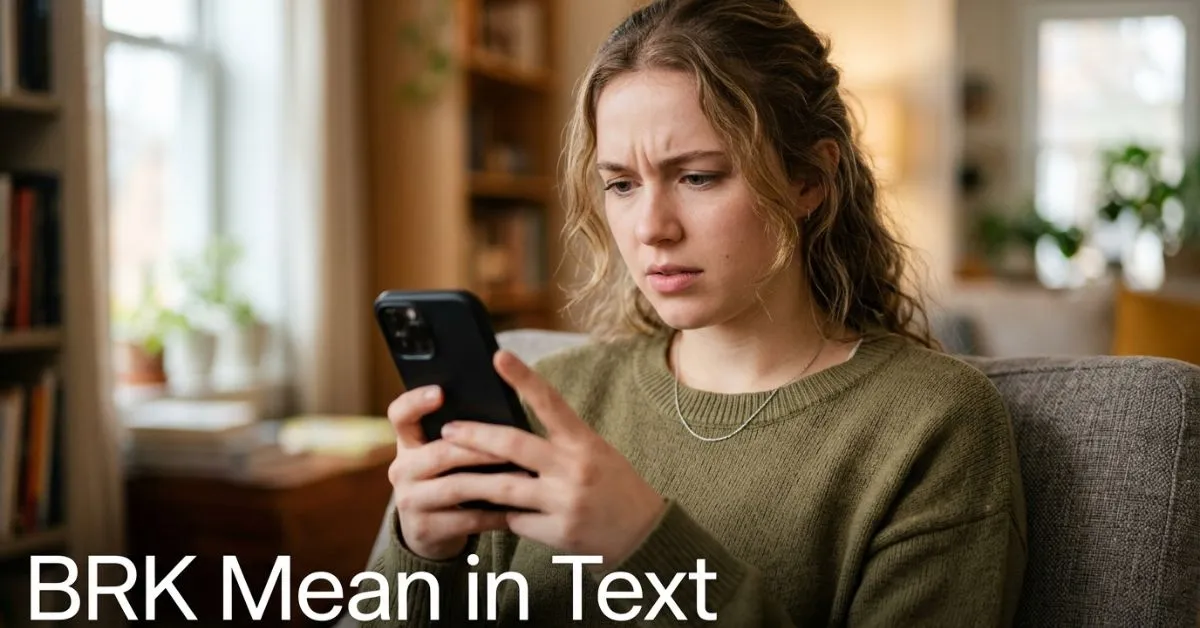 BRK Mean in Text