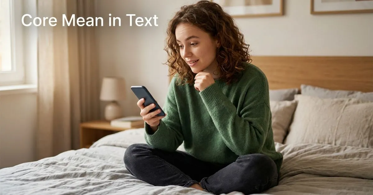 Core Mean in Text