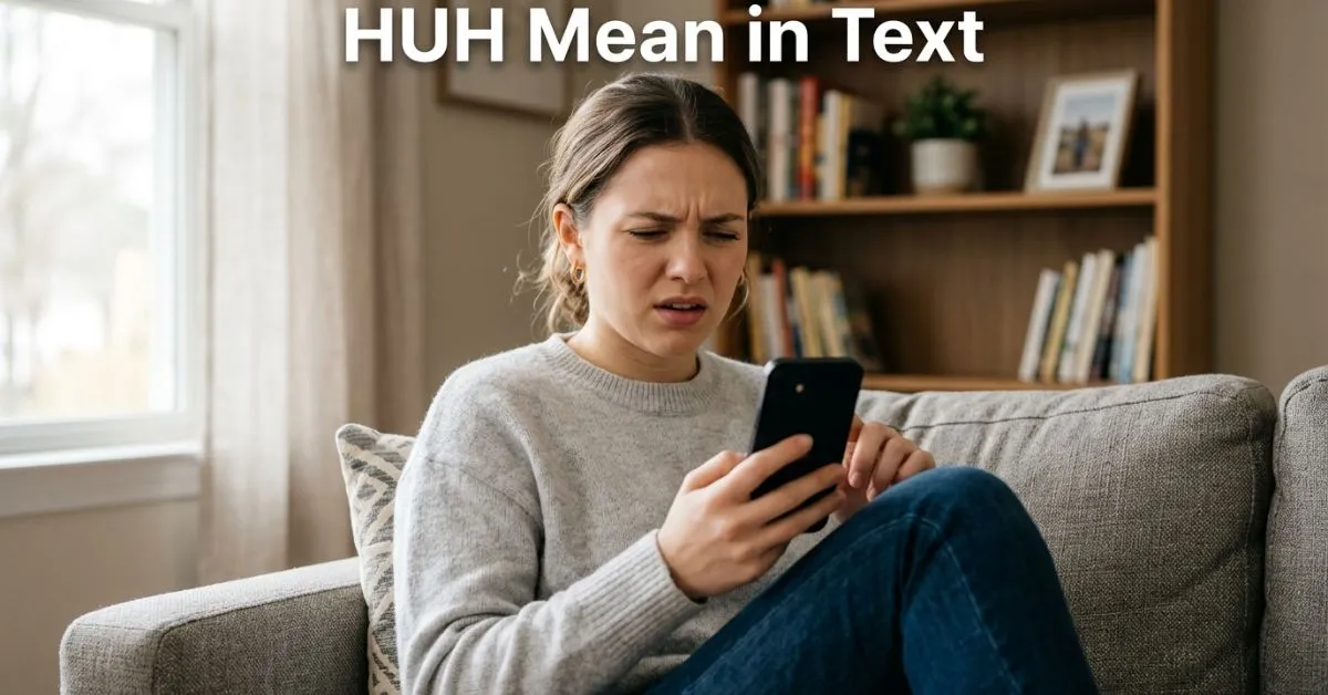 HUH Mean in Text