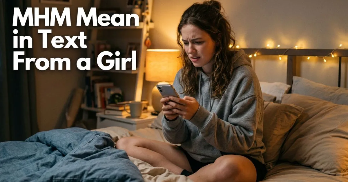 MHM Mean in Text From a Girl