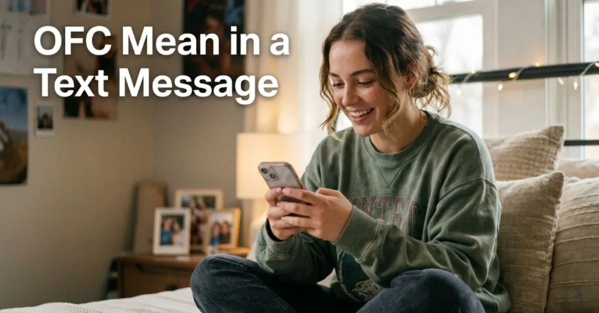 OFC Mean in a Text Message