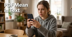 PDF Mean in Text