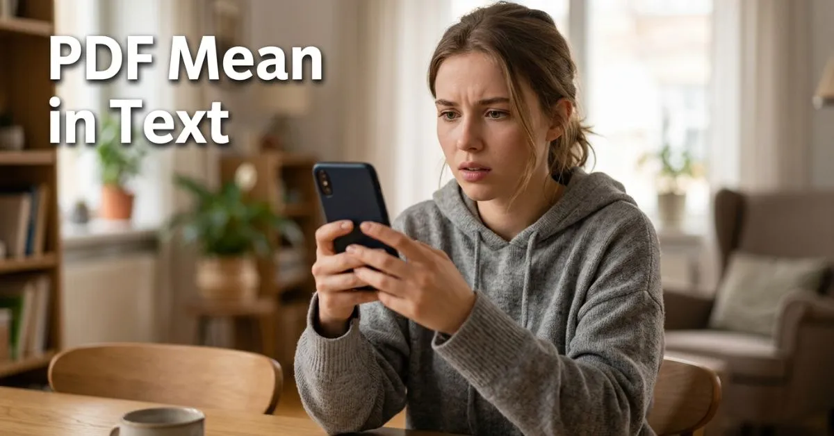 PDF Mean in Text