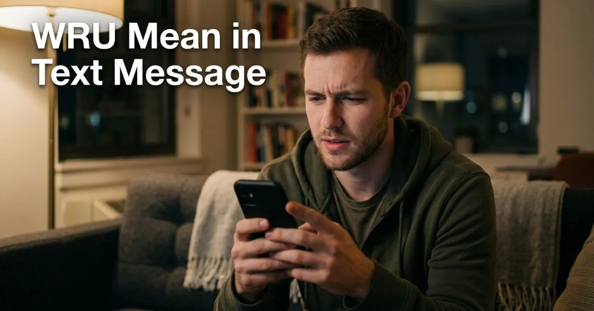 WRU Mean in Text Message